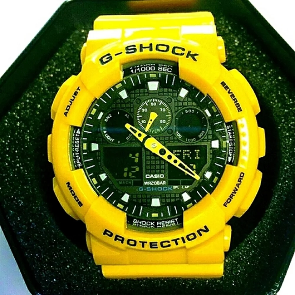 Casio Bumble Bee Triple Gold & Black Premium G-Shock